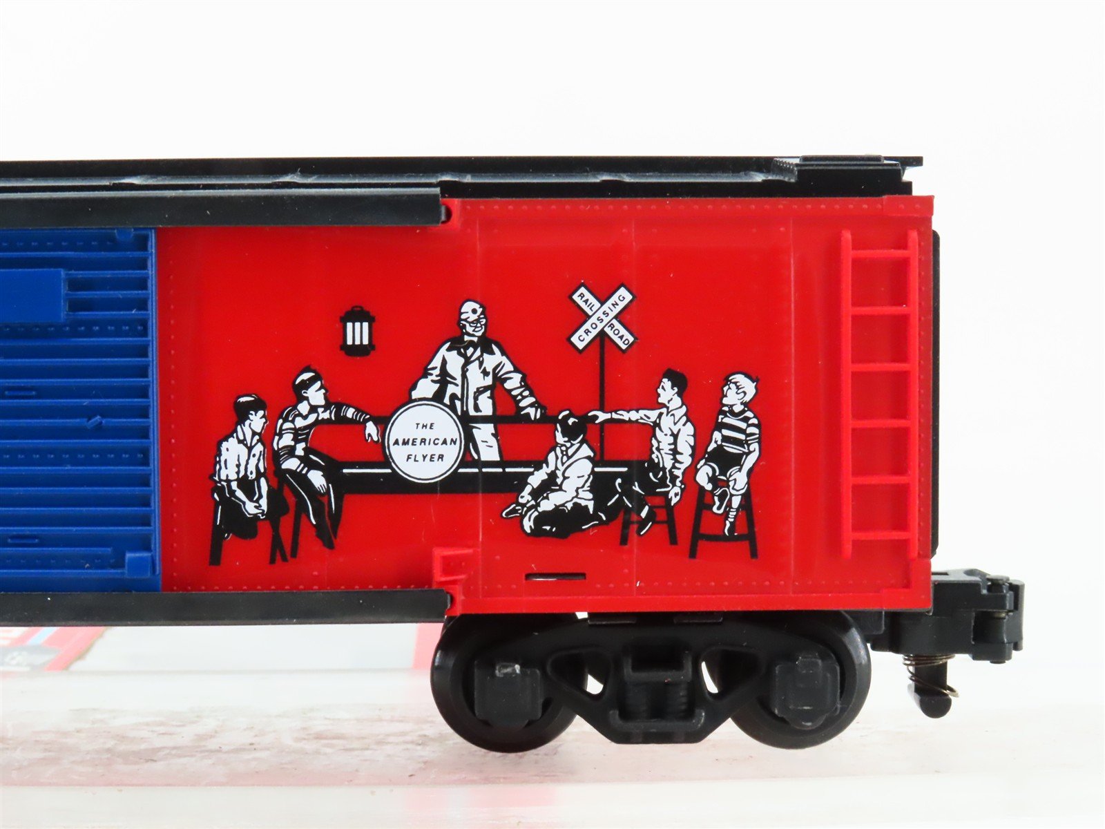 S Gauge American Flyer 6-48483 Boy's Railroad Club Single Door Box Car #48483