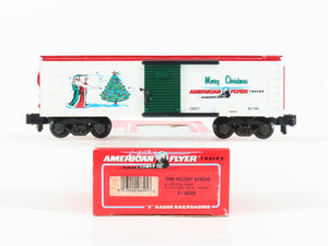 S Gauge American Flyer 6-48325 Merry Christmas 1996 Holiday Box Car #19921