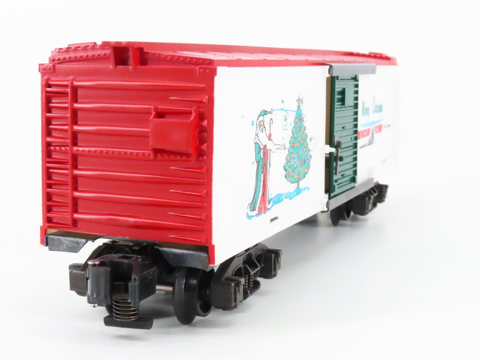 S Gauge American Flyer 6-48325 Merry Christmas 1996 Holiday Box Car #19921