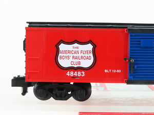 S Gauge American Flyer 6-48483 Boy's Railroad Club Single Door Box Car #48483