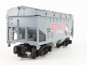 S Scale American Flyer 6-48475 GACX Boraxo 1991 NASG 2-Bay Covered Hopper #591