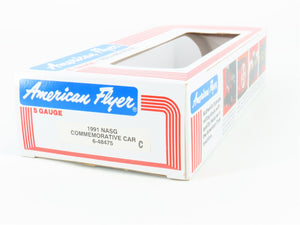 S Scale American Flyer 6-48475 GACX Boraxo 1991 NASG 2-Bay Covered Hopper #591