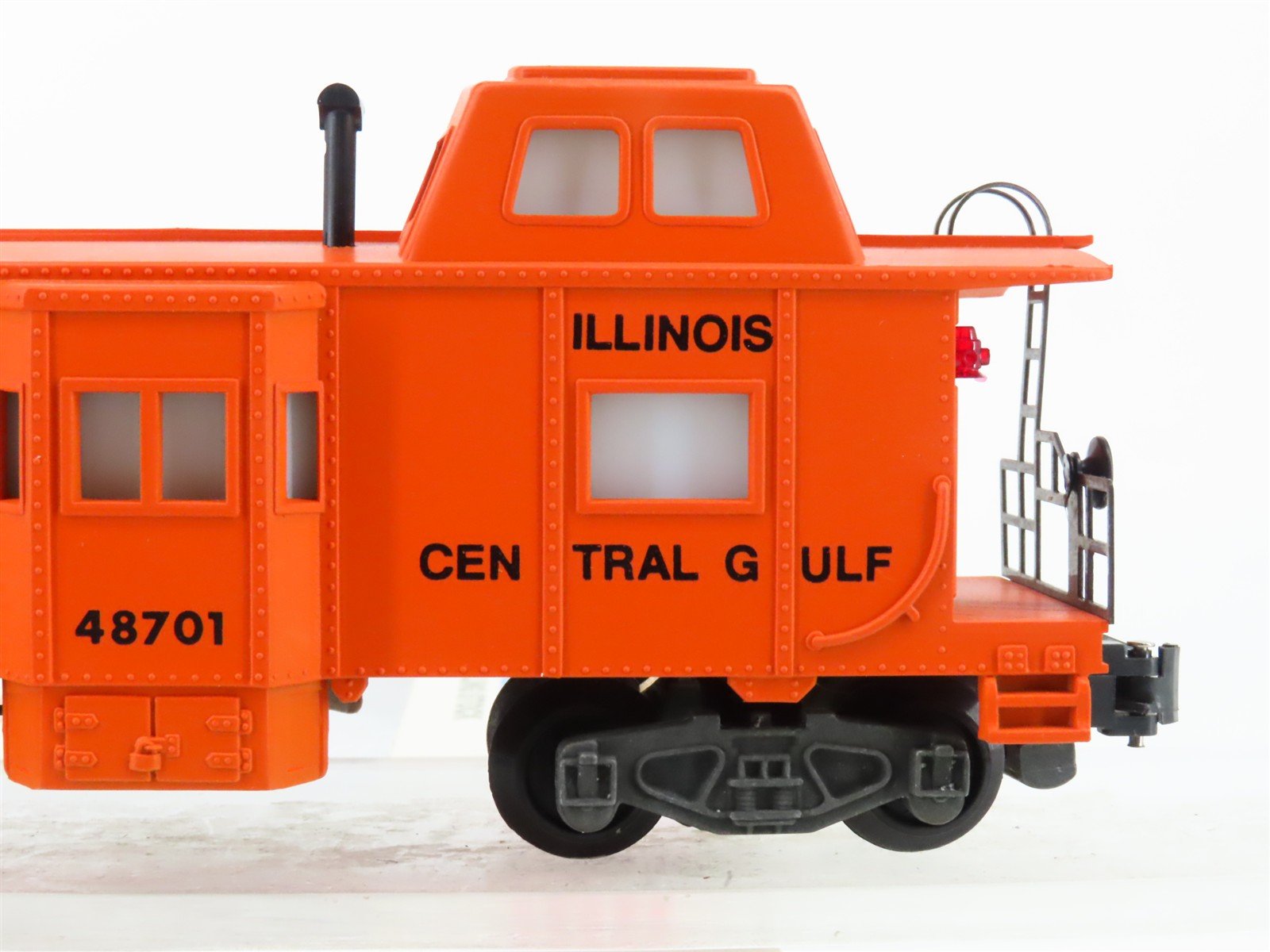 S Scale American Flyer 6-48701 ICG Illinois Central Gulf Caboose #48701 w/Light