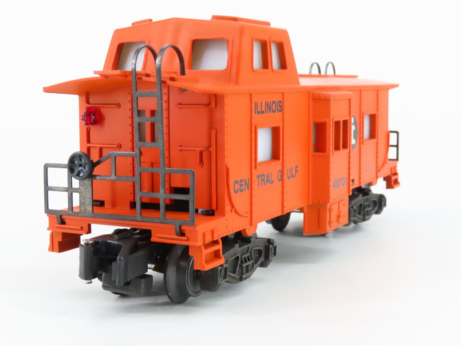 S Scale American Flyer 6-48701 ICG Illinois Central Gulf Caboose #48701 w/Light