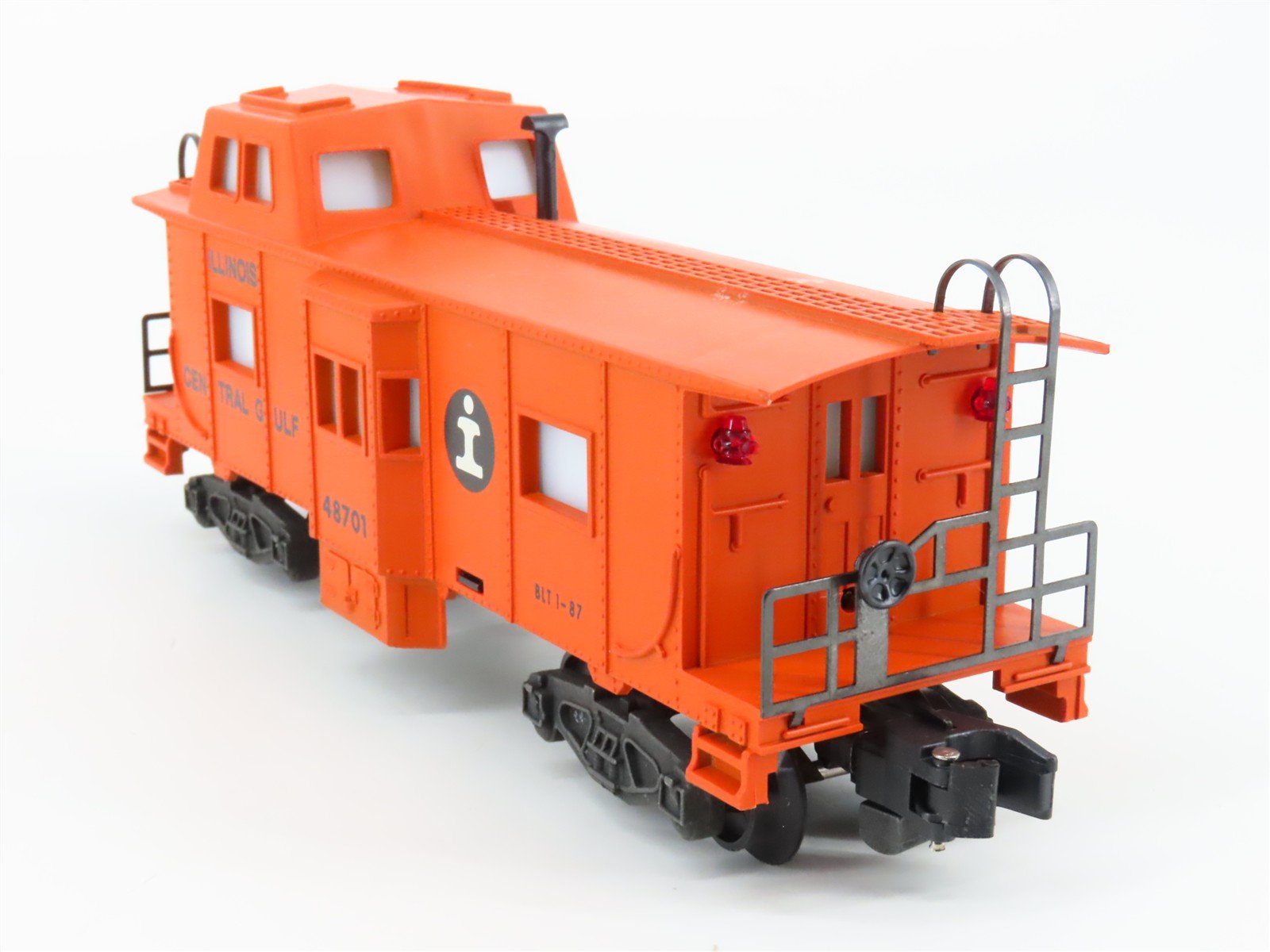 S Scale American Flyer 6-48701 ICG Illinois Central Gulf Caboose #48701 w/Light