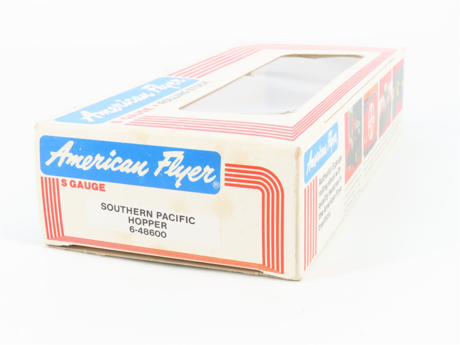 S Scale American Flyer 6-48600 SP Southern Pacific 3-Bay Hopper #48600