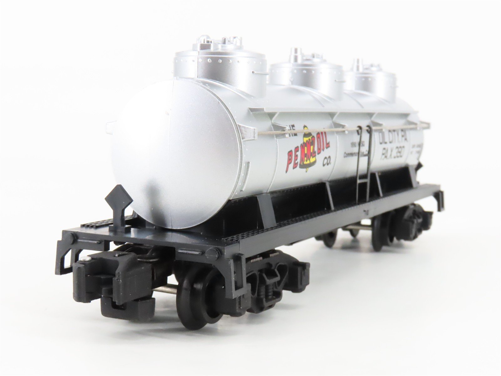 S Scale American Flyer 6-48472 1990 NASG PAX Pennzoil 3-Dome Tankcar #390