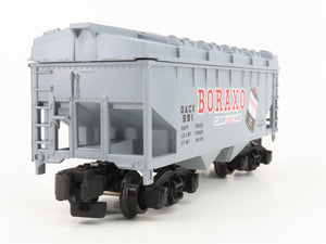 S Scale American Flyer 6-48475 GACX Boraxo 1991 NASG 2-Bay Covered Hopper #591