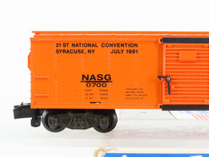 S Scale American Flyer 4-0700 NASG S-Gaugers Boxcar #0700