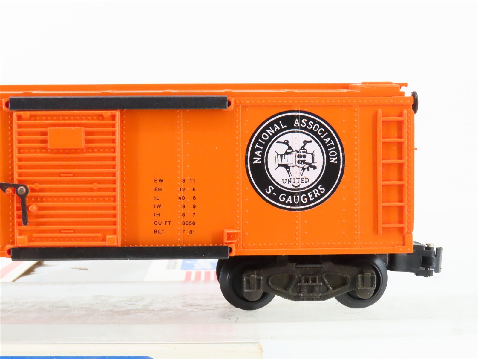 S Scale American Flyer 4-0700 NASG S-Gaugers Boxcar #0700