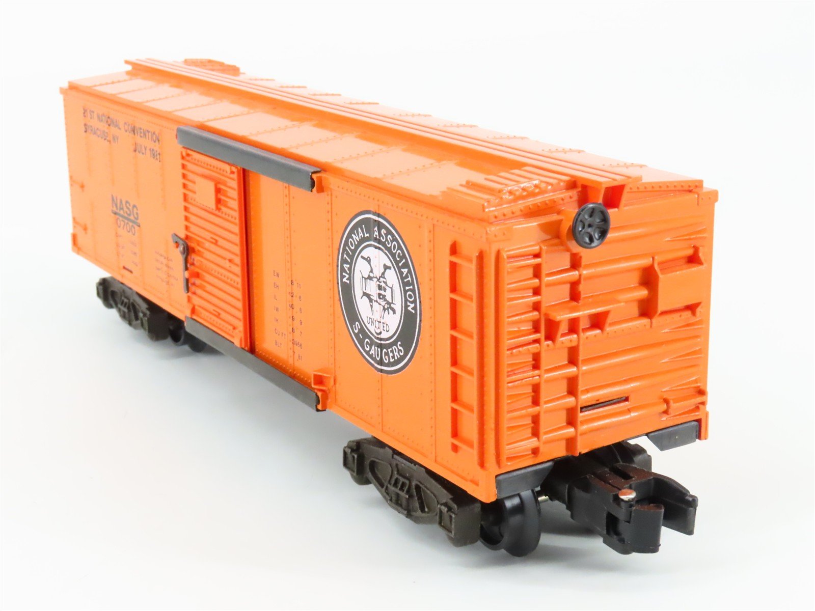 S Scale American Flyer 4-0700 NASG S-Gaugers Boxcar #0700
