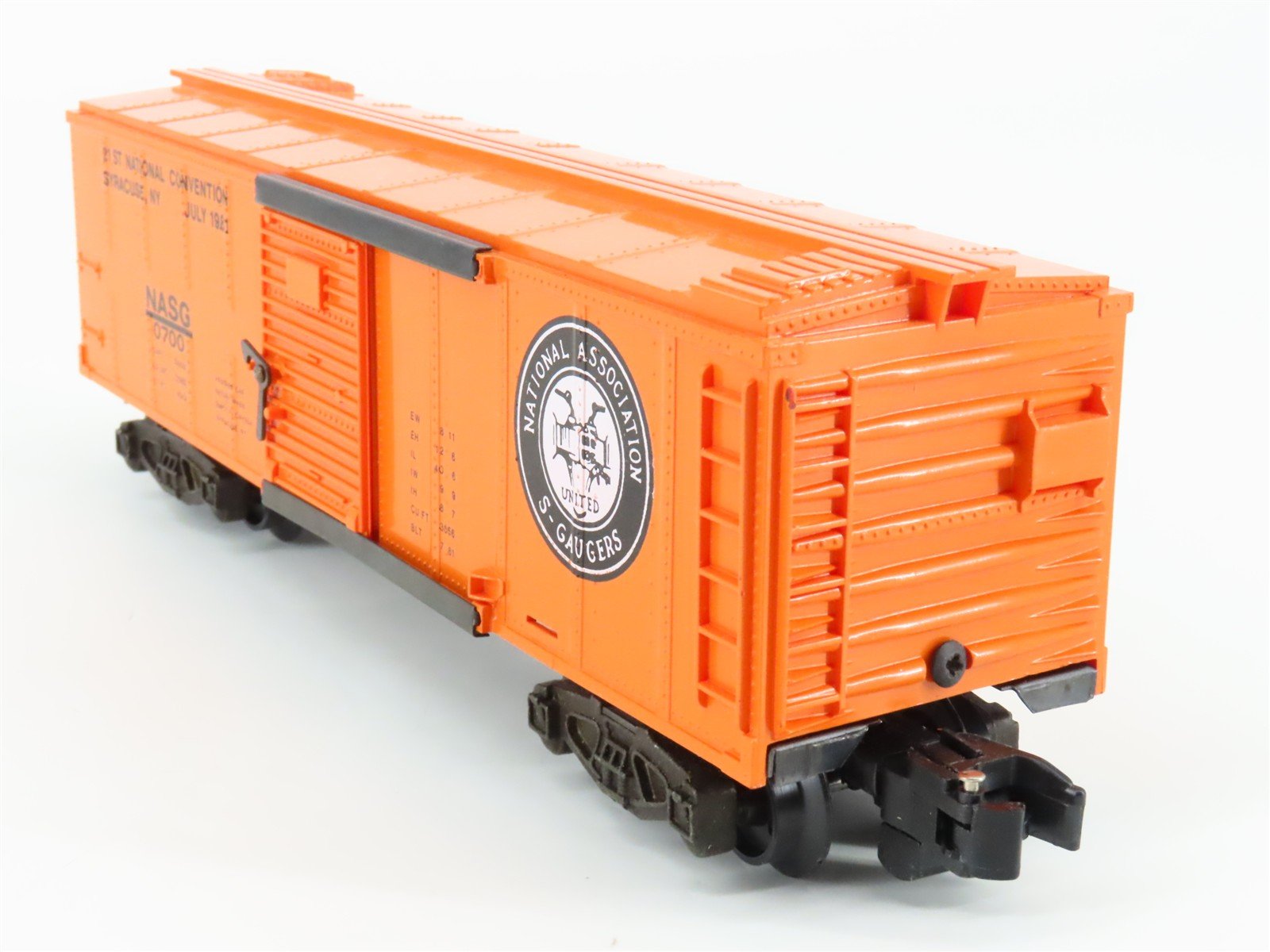 S Scale American Flyer 4-0700 NASG S-Gaugers Boxcar #0700