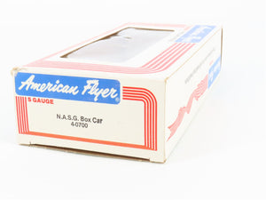 S Scale American Flyer 4-0700 NASG S-Gaugers Boxcar #0700