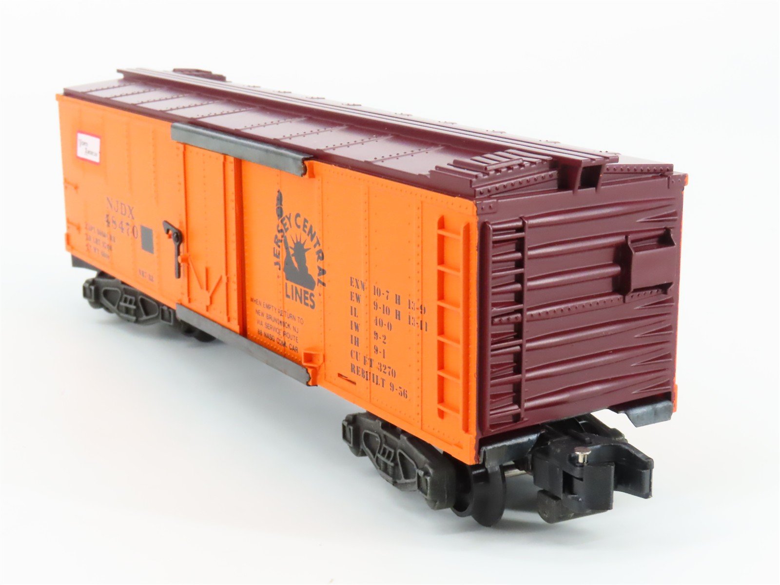 S Scale American Flyer 6-48470 NJDX Jersey Central Boxcar #48470