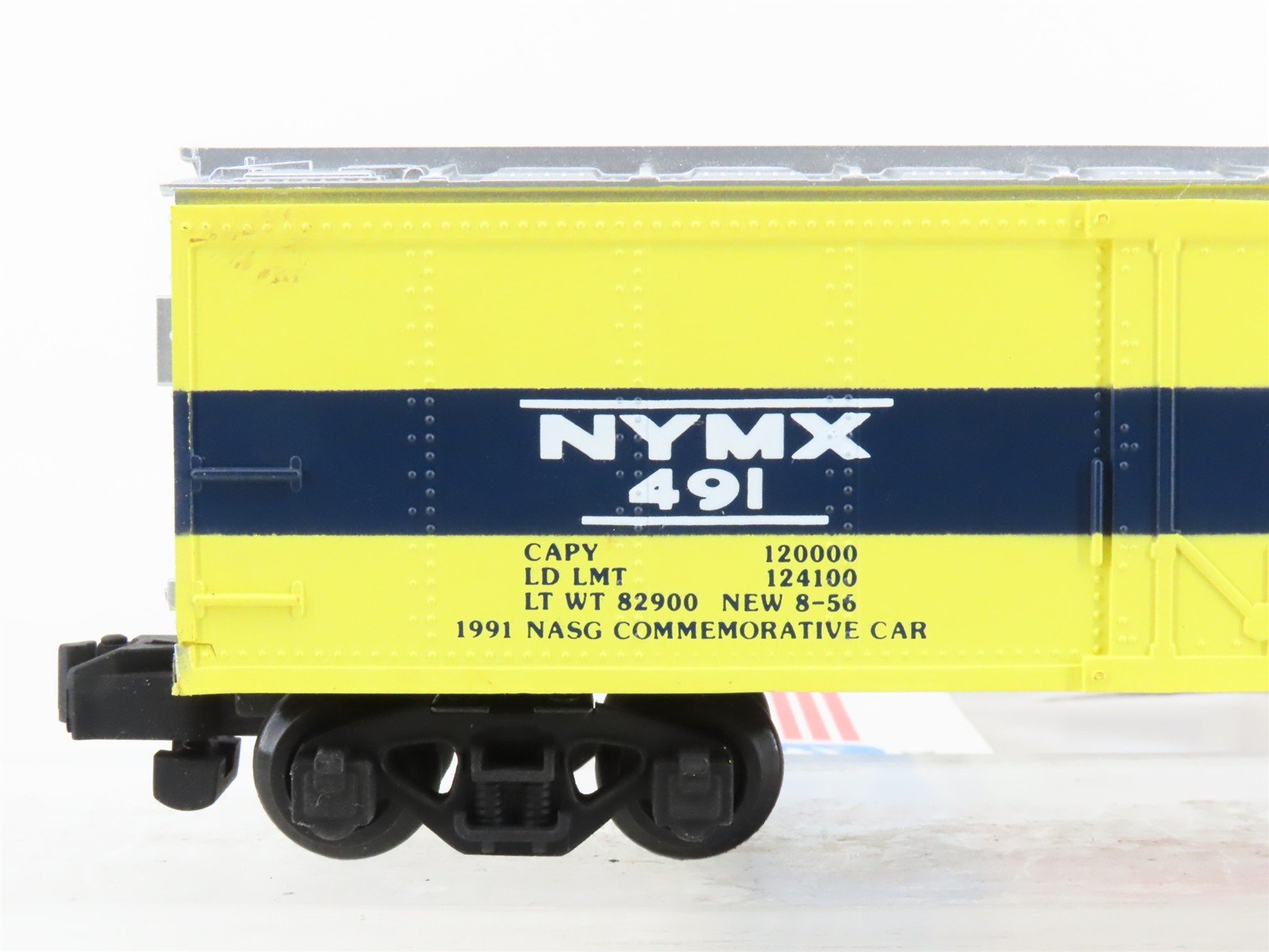 S Scale American Flyer 6-48436 1991 NASG Commemorative NYMX Mech Reefer #491