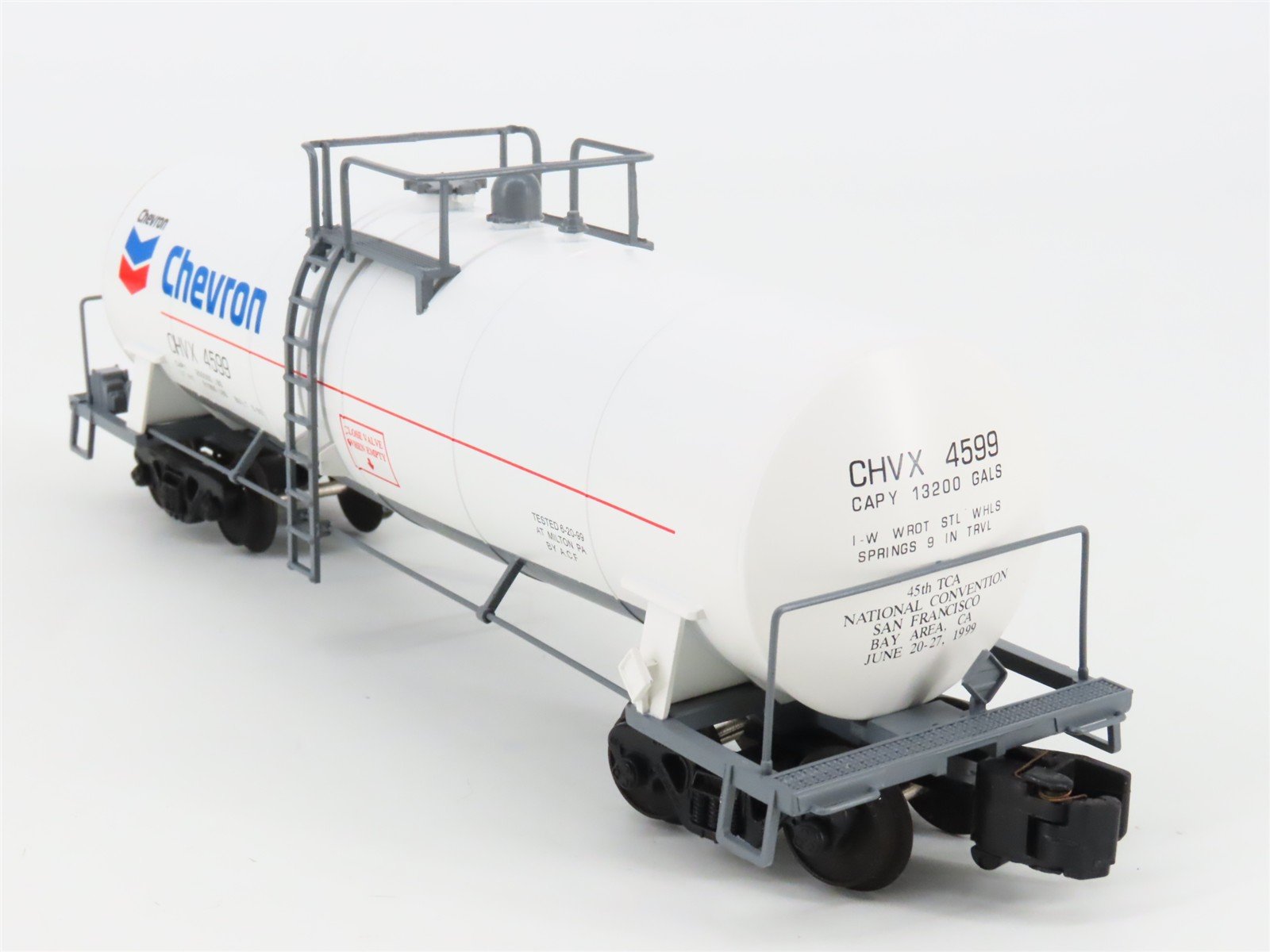 S Scale American Models 1999 TCA CHVX Chervon Single Dome Tankcar #4599