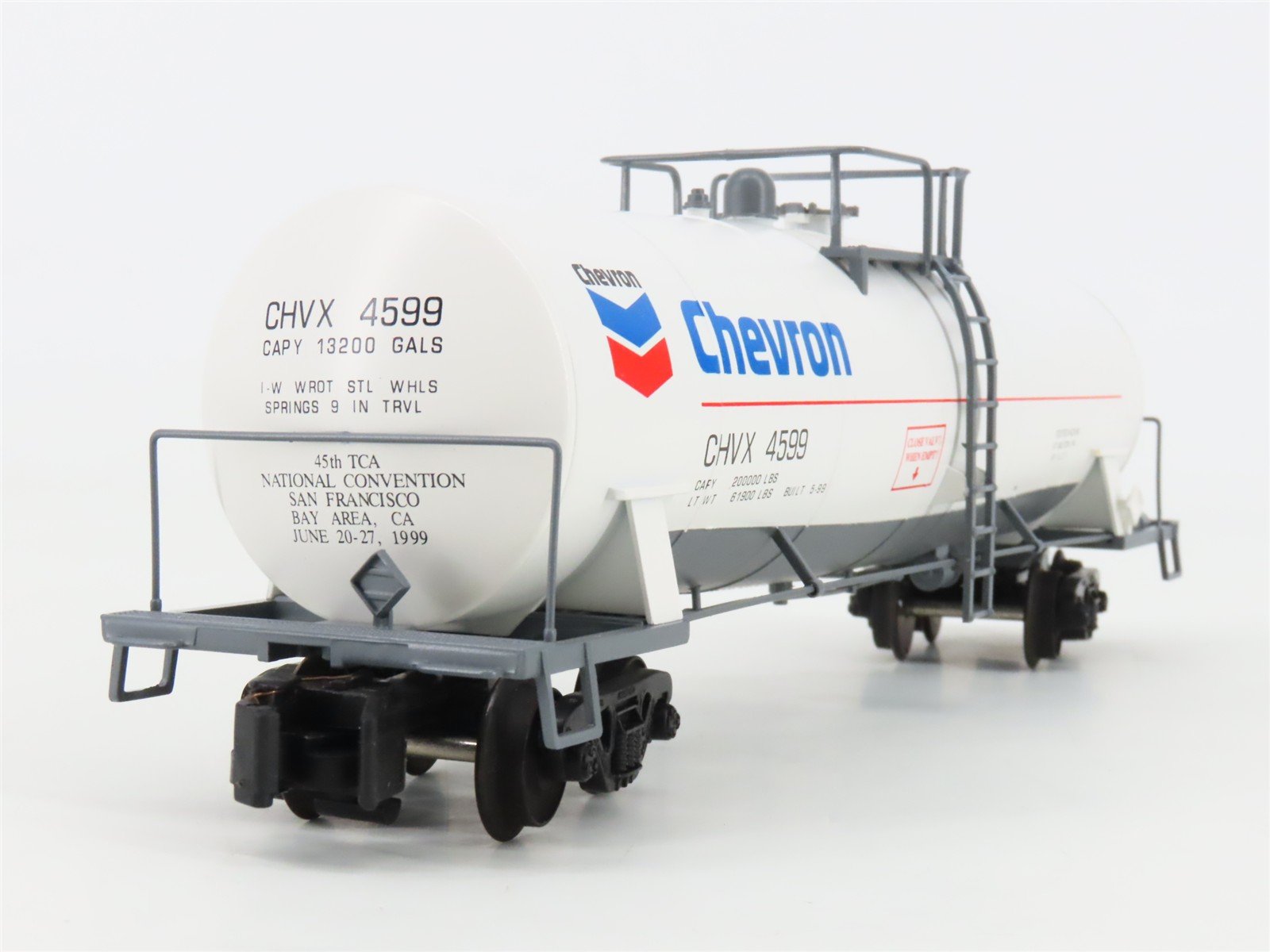 S Scale American Models 1999 TCA CHVX Chervon Single Dome Tankcar #4599