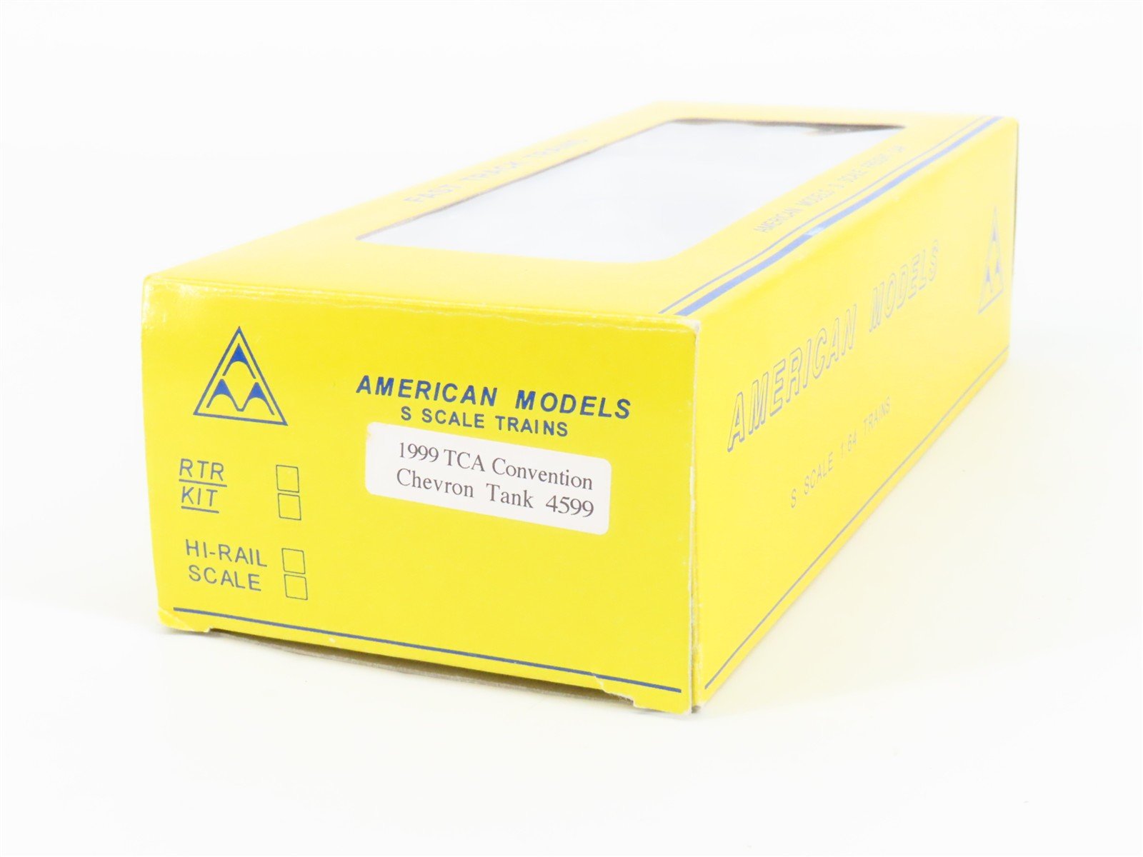 S Scale American Models 1999 TCA CHVX Chervon Single Dome Tankcar #4599