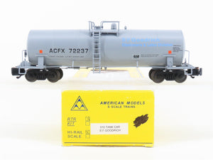 S Scale American Models 510 ACFX BF Goodrich Single Dome Tankcar #72237