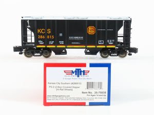 S Scale MTH 35-75035 KCS Kansas City Southern PS-2 2-Bay Covered Hopper #286815
