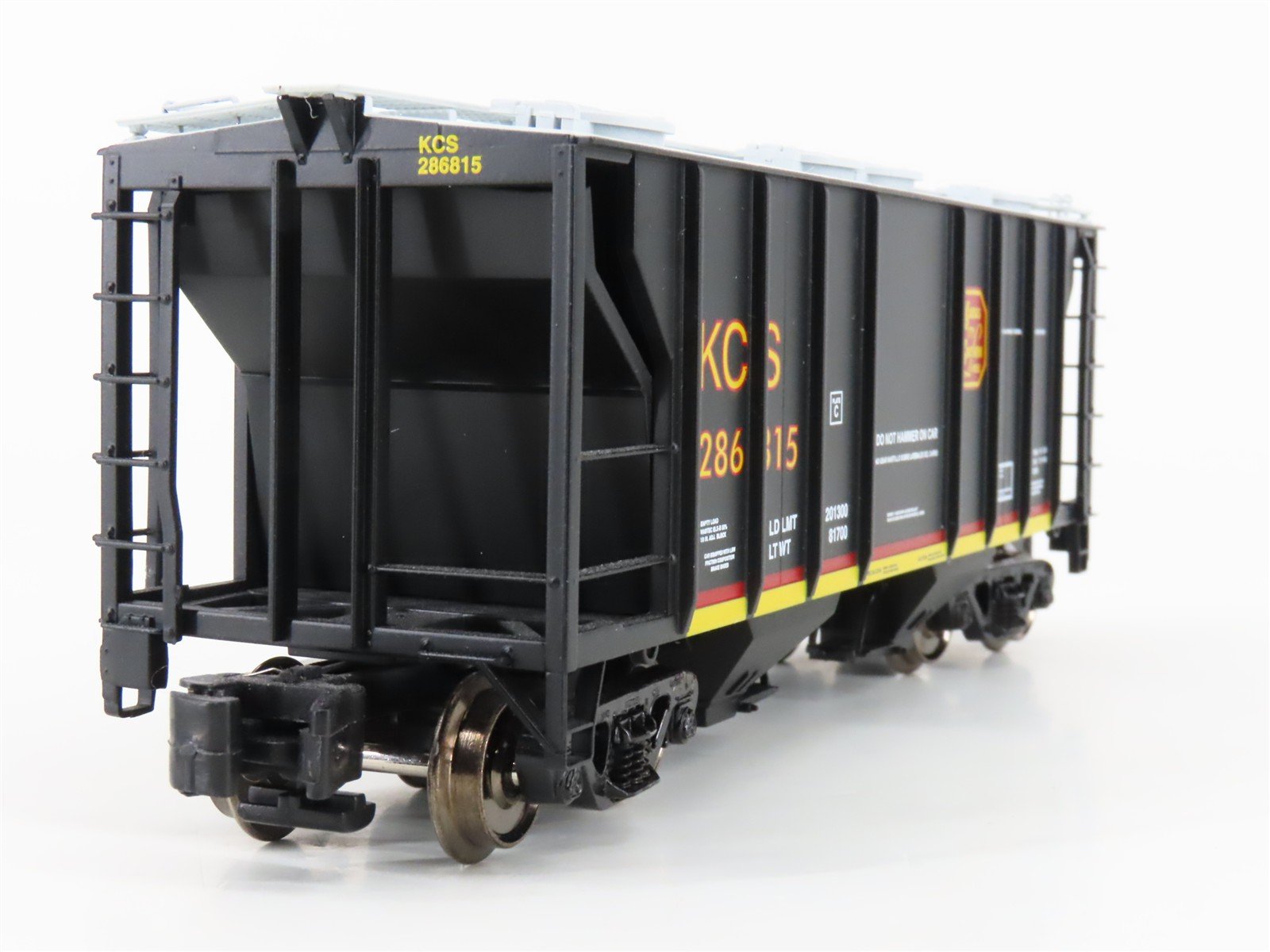 S Scale MTH 35-75035 KCS Kansas City Southern PS-2 2-Bay Covered Hopper #286815