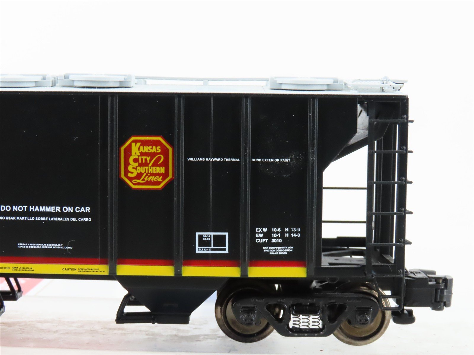 S Scale MTH 35-75034 KCS Kansas City Southern PS-2 2-Bay Covered Hopper #286707
