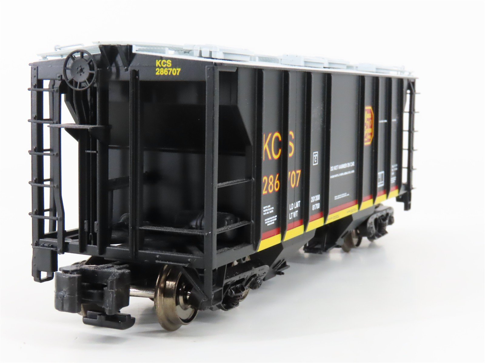 S Scale MTH 35-75034 KCS Kansas City Southern PS-2 2-Bay Covered Hopper #286707