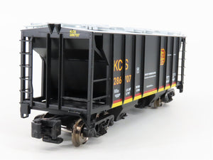 S Scale MTH 35-75034 KCS Kansas City Southern PS-2 2-Bay Covered Hopper #286707