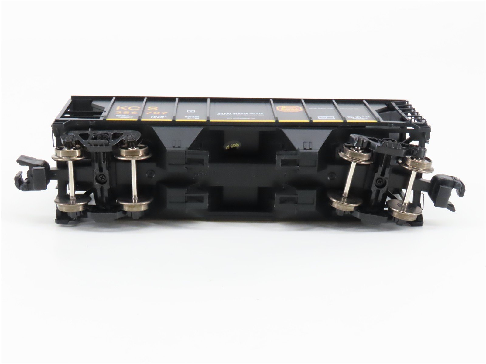 S Scale MTH 35-75034 KCS Kansas City Southern PS-2 2-Bay Covered Hopper #286707