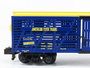 S Scale American Flyer 6-48426 AF Commemorative Stock/Tank/Coil 3-Car Pack