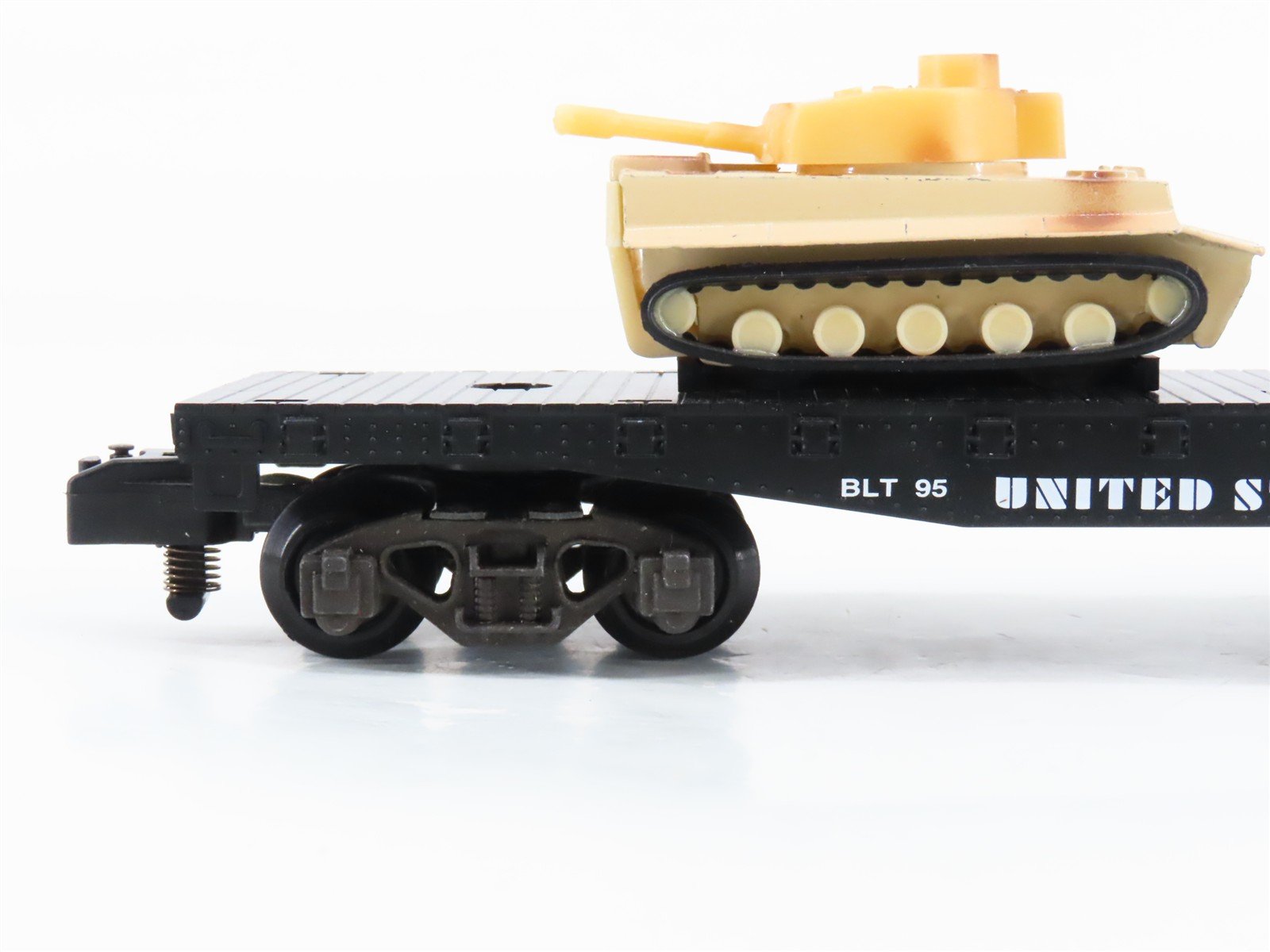 S Scale American Flyer 6-48507 United States Army Flat car w/Tank Loads 2-Pack