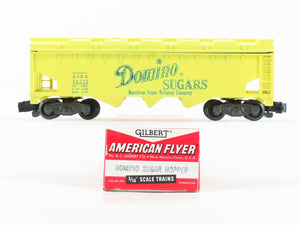 S Scale American Flyer ASRX Domino Sugar 3-Bay Covered Hopper #24222