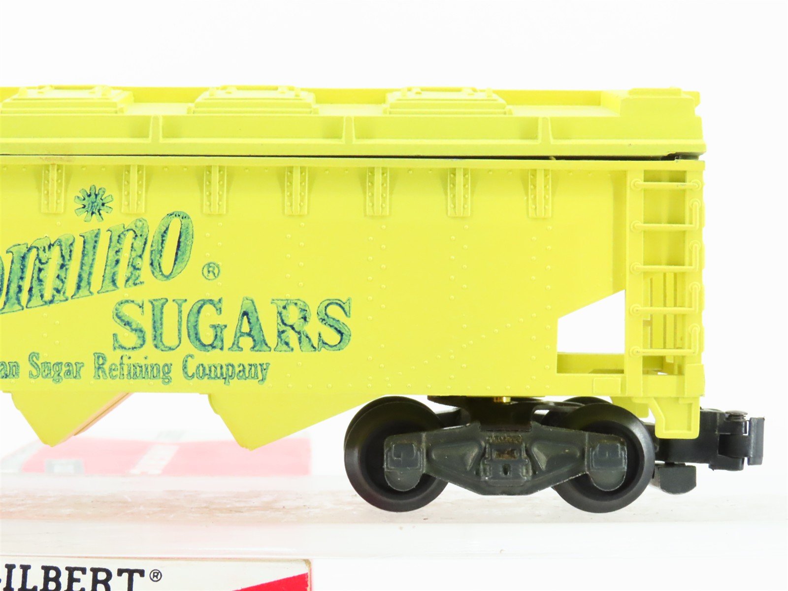 S Scale American Flyer ASRX Domino Sugar 3-Bay Covered Hopper #24222