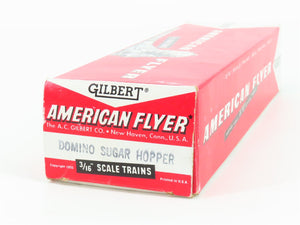 S Scale American Flyer ASRX Domino Sugar 3-Bay Covered Hopper #24222