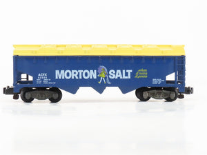 S Scale American Flyer ACFX Morton Salt 3-Bay Covered Hopper #62004