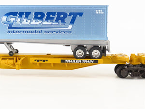 S Scale American Flyer 6-48514 TTUX Trailer Train Spine Car Set w/Trailers