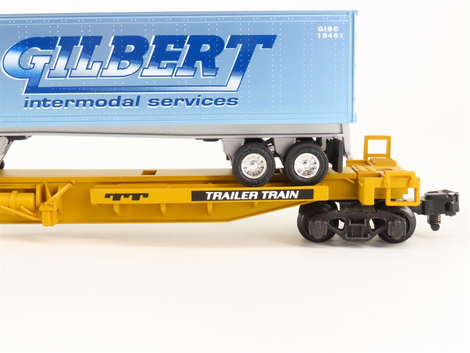 S Scale American Flyer 6-48514 TTUX Trailer Train Spine Car Set w/Trailers
