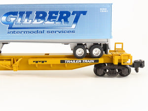 S Scale American Flyer 6-48514 TTUX Trailer Train Spine Car Set w/Trailers