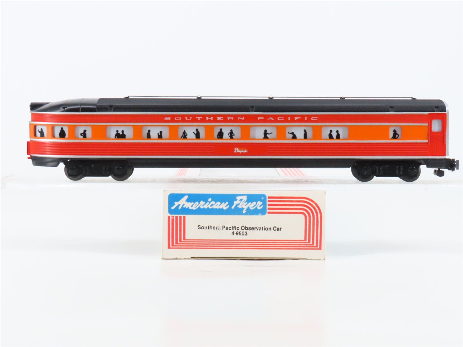 S American Flyer 4-9503 SP Southern Pacific Observation Passenger Car w/Light