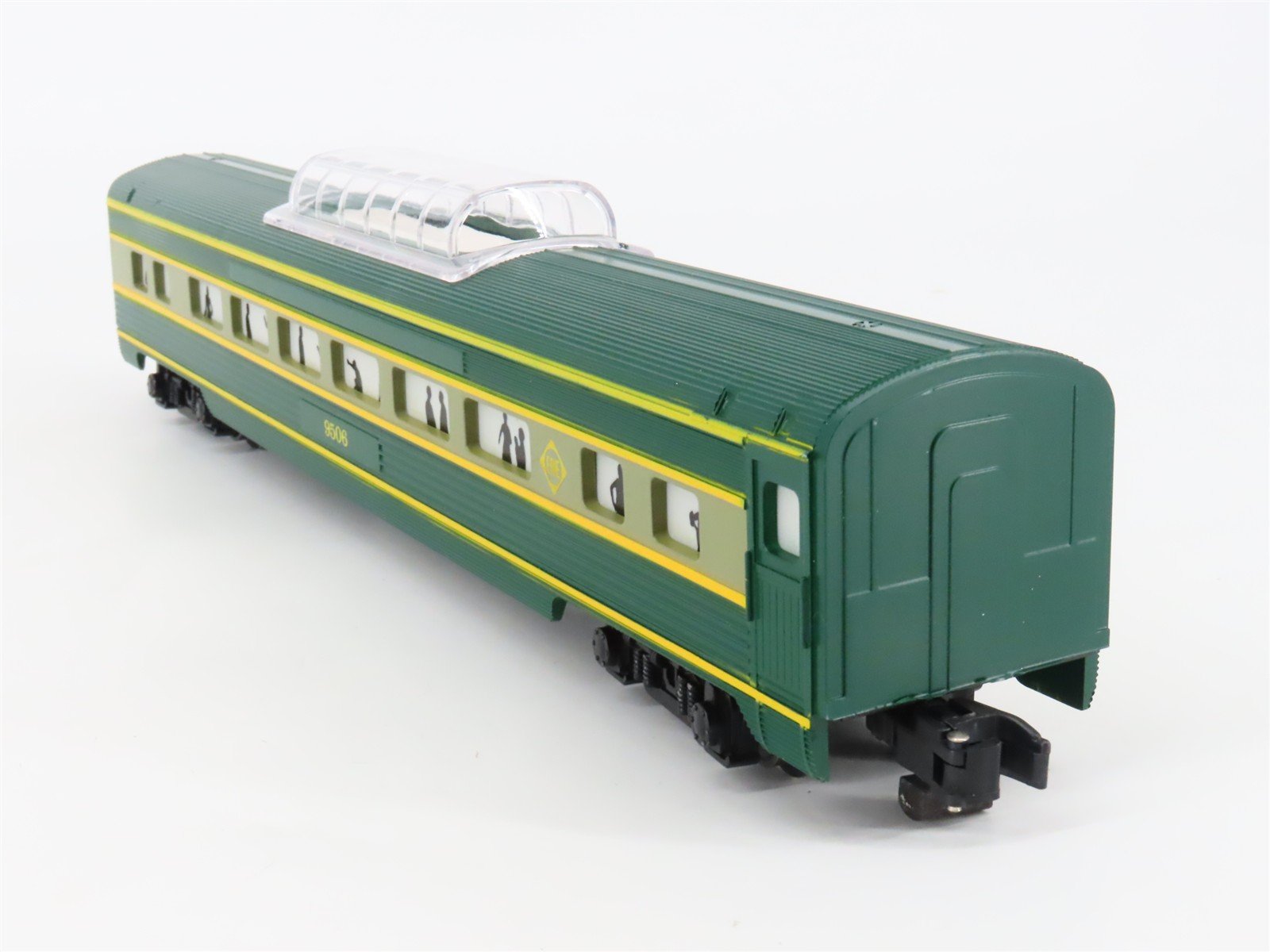 S Scale American Flyer 4-9506 Erie Vista Dome Passenger Car #9506 w/Light