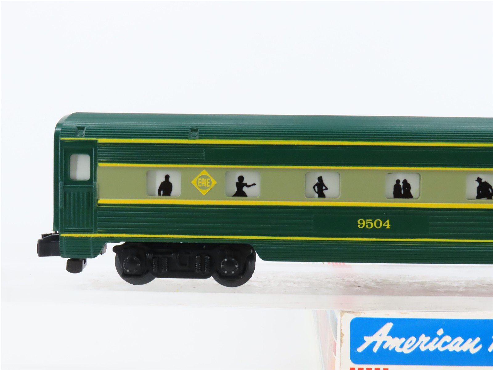 S Scale American Flyer 4-9504 Erie Combine Passenger Car #9504 w/Light