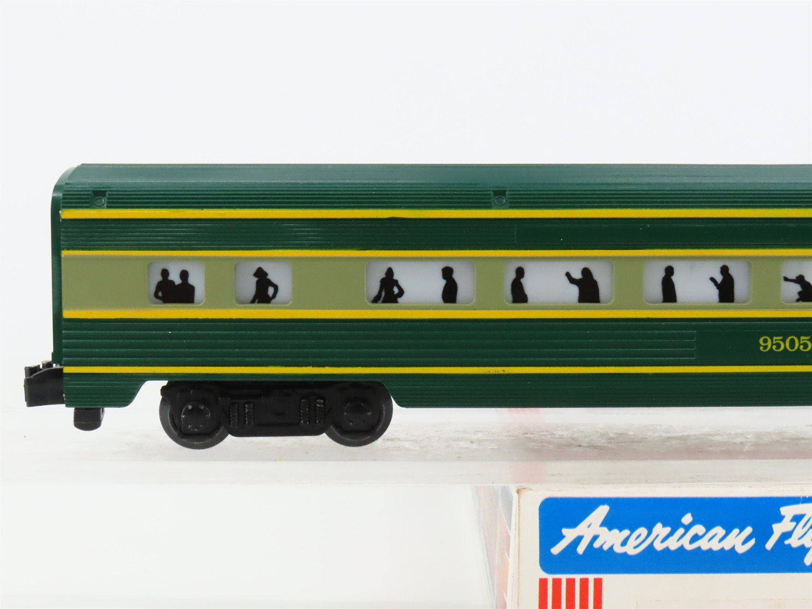 S Scale American Flyer 4-9505 Erie Pullman Passenger Car #9505 w/Light
