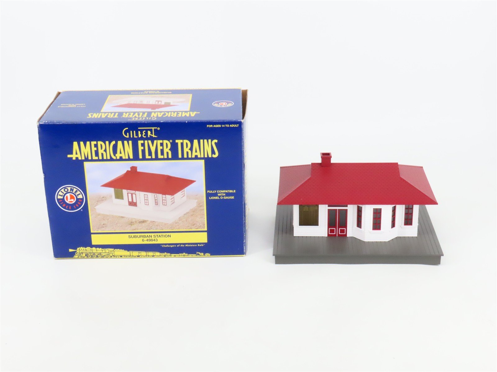S Scale Lionel American Flyer 6-49843 Suburban Station w/Light