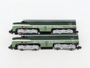S Scale American Flyer NP Northern Pacific Diesel Passenger Set w/Track