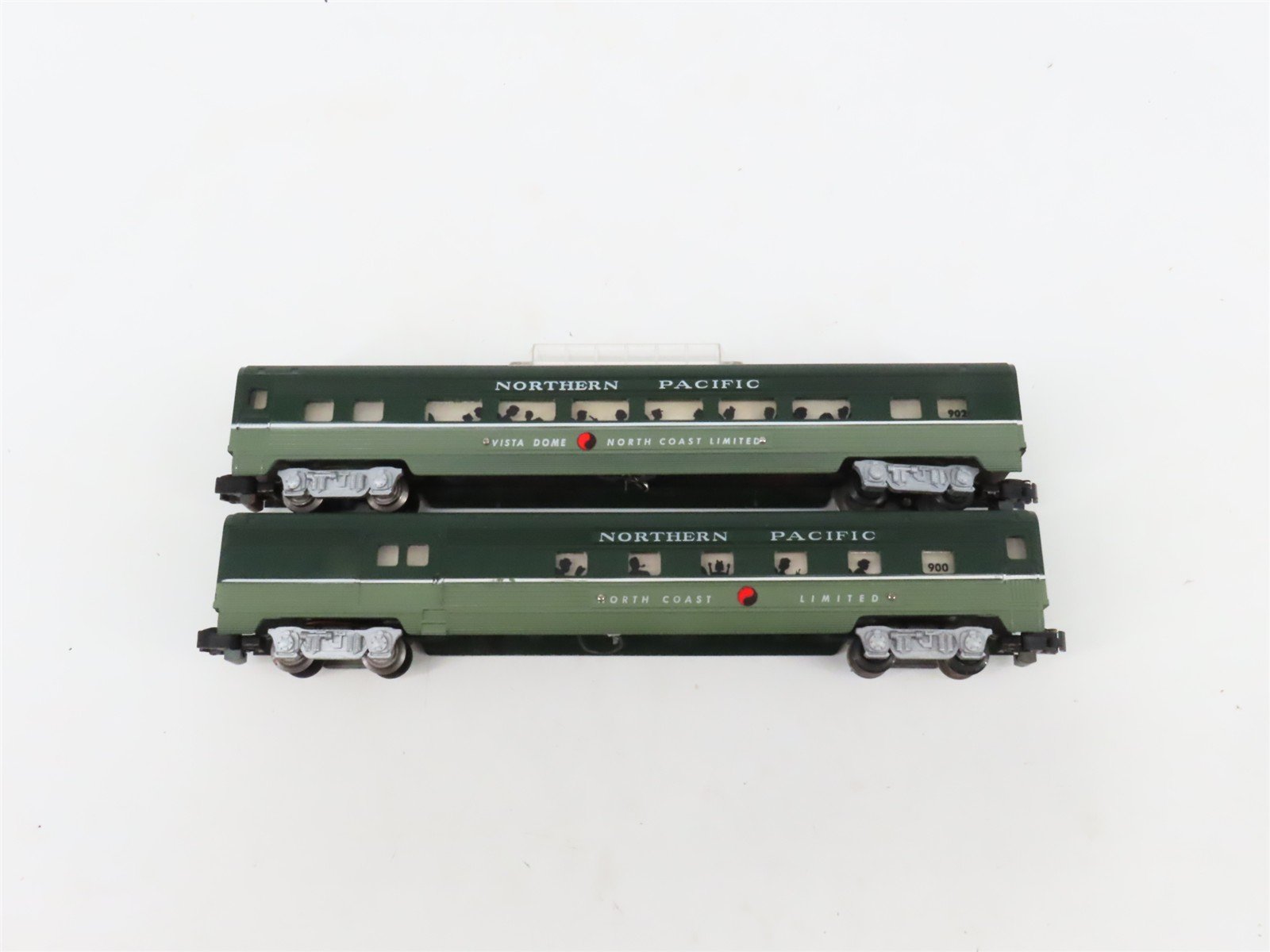 S Scale American Flyer NP Northern Pacific Diesel Passenger Set w/Track