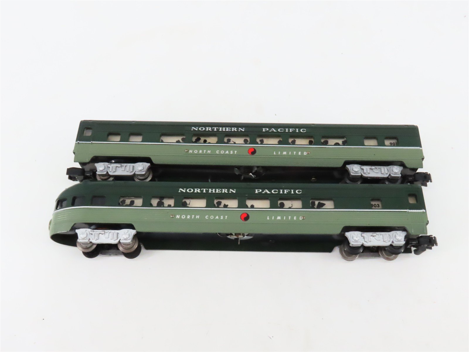 S Scale American Flyer NP Northern Pacific Diesel Passenger Set w/Track