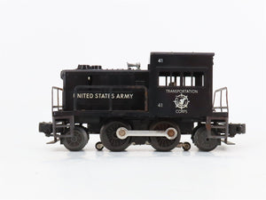 O Gauge 3-Rail Lionel US Army Transport Corps Switcher Diesel Locomotive #41