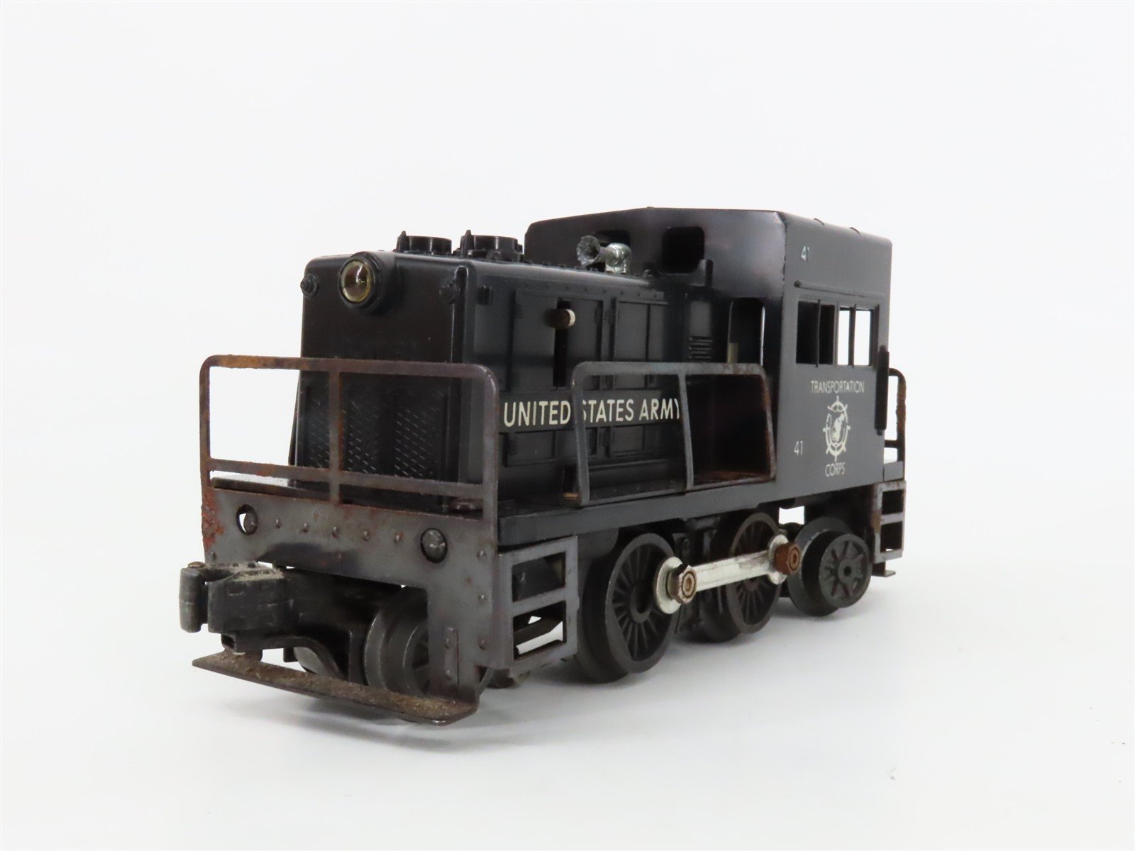 O Gauge 3-Rail Lionel US Army Transport Corps Switcher Diesel Locomotive #41