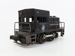 O Gauge 3-Rail Lionel US Army Transport Corps Switcher Diesel Locomotive #41