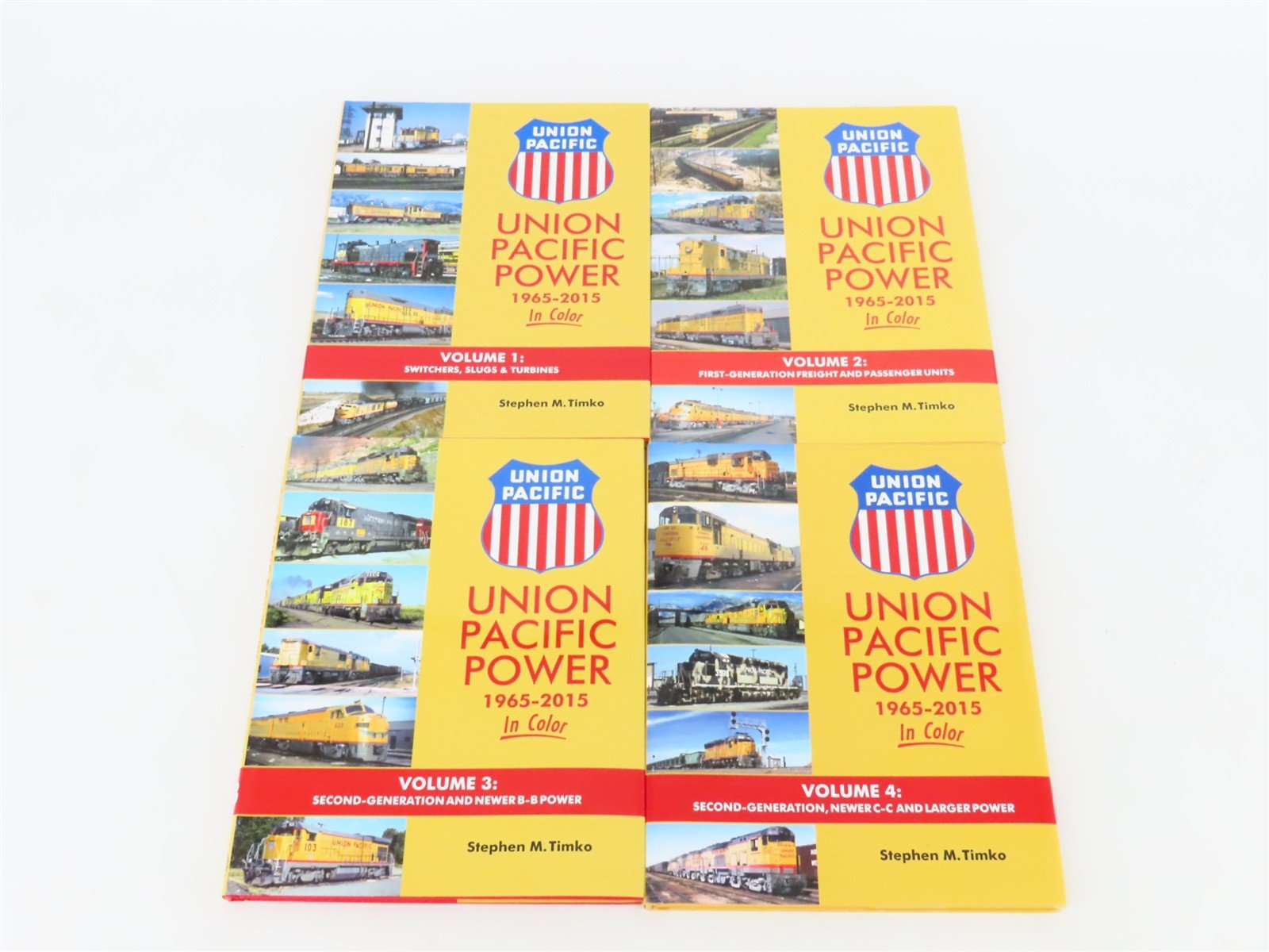 Morning Sun: Union Pacific Power In Color by Stephen M. Timko ©2018 Vol. 1-4 Set